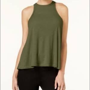 Free People Long Beach Tank - Green XSmall